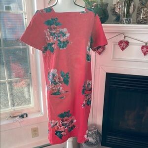 Joules Orange Floral Dress